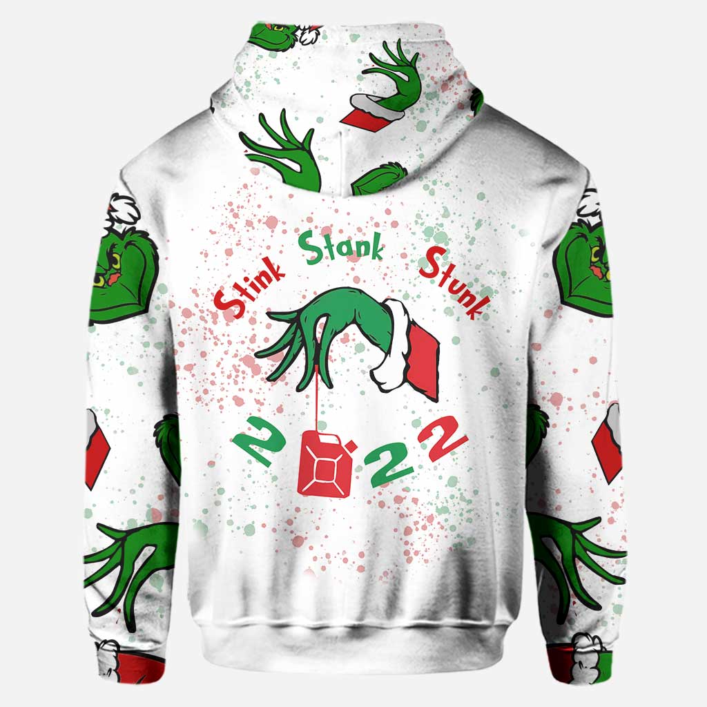 Personalized Grinch Christmas Hoodie and Leggings Set for Family Hoodie & Leggings GradoCreations