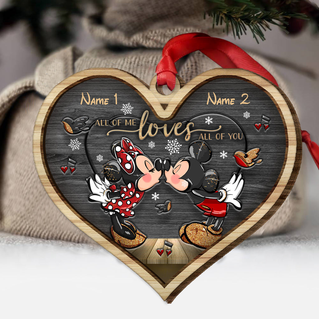 Personalized Layered Wood Christmas Ornament with Names | Unique Gift Layered Wood Ornament GradoCreations