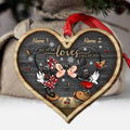 Personalized Layered Wood Christmas Ornament with Names | Unique Gift Layered Wood Ornament GradoCreations