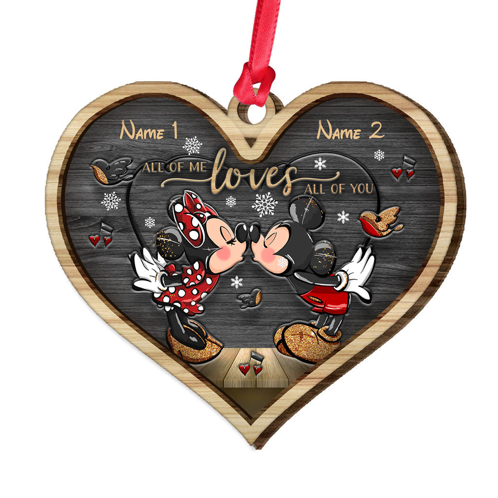 Personalized Layered Wood Christmas Ornament with Names | Unique Gift Layered Wood Ornament GradoCreations