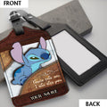 Personalized Leather Luggage Tag Custom Name Touch This Gift Leather Luggage Tag GradoCreations