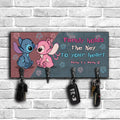 Personalized Ohana Key Rack Custom Name Gift for Family Key Rack GradoCreations