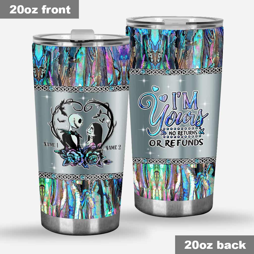 Personalized I'm Yours Tumbler Custom Name Gift for Anniversary Tumbler GradoCreations