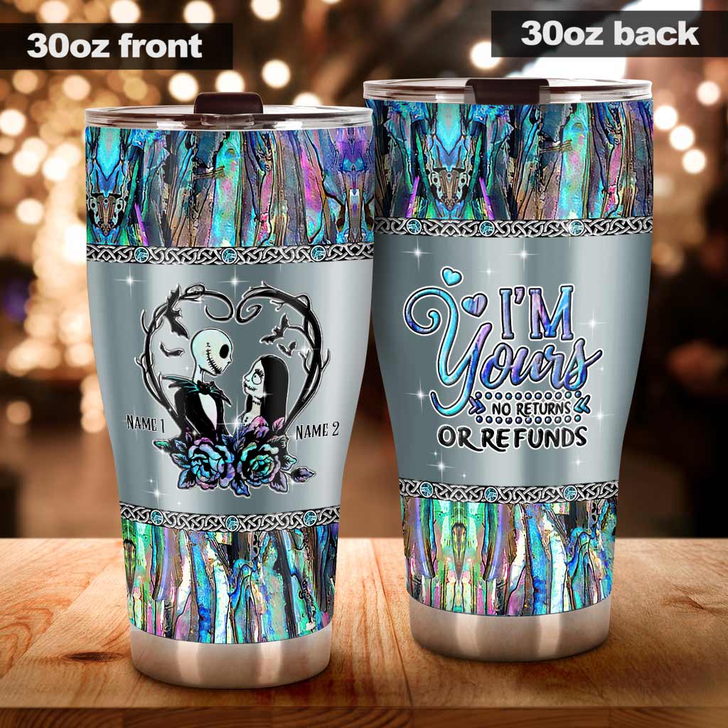 Personalized I'm Yours Tumbler Custom Name Gift for Anniversary Tumbler GradoCreations
