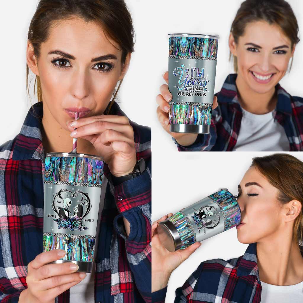 Personalized I'm Yours Tumbler Custom Name Gift for Anniversary Tumbler GradoCreations