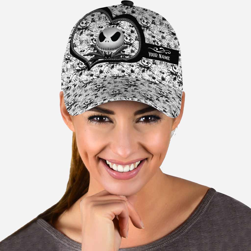 Personalized Nightmare Classic Cap Custom Name Gift for Halloween Classic Cap GradoCreations