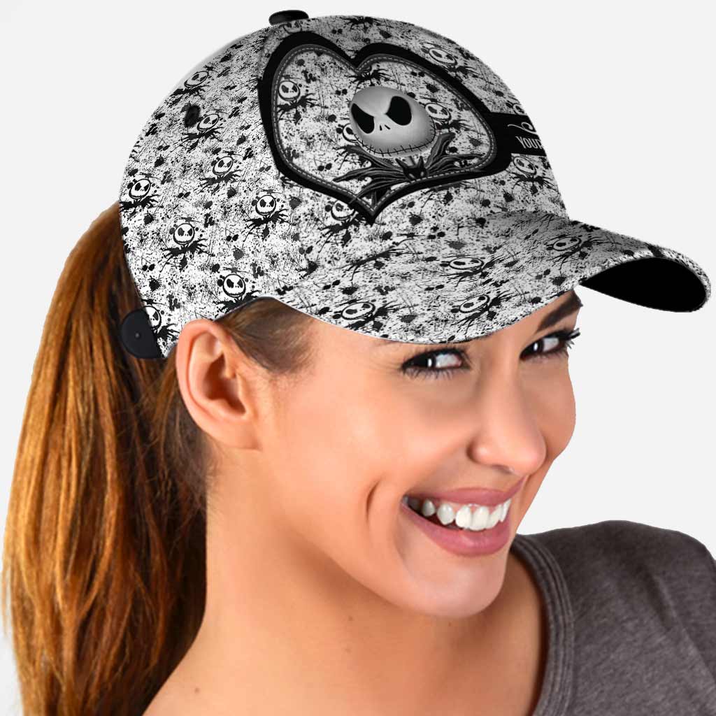 Personalized Nightmare Classic Cap Custom Name Gift for Halloween Classic Cap GradoCreations