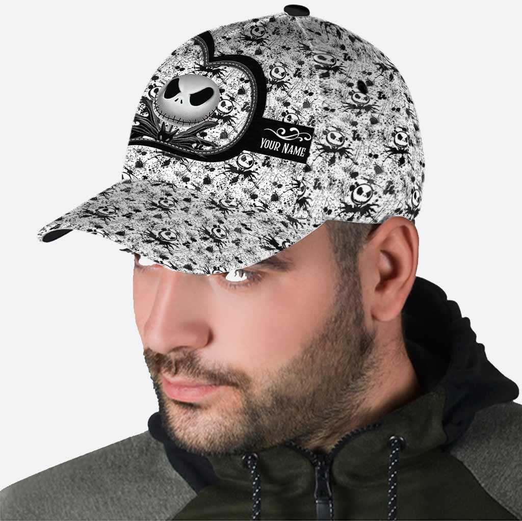 Personalized Nightmare Classic Cap Custom Name Gift for Halloween Classic Cap GradoCreations