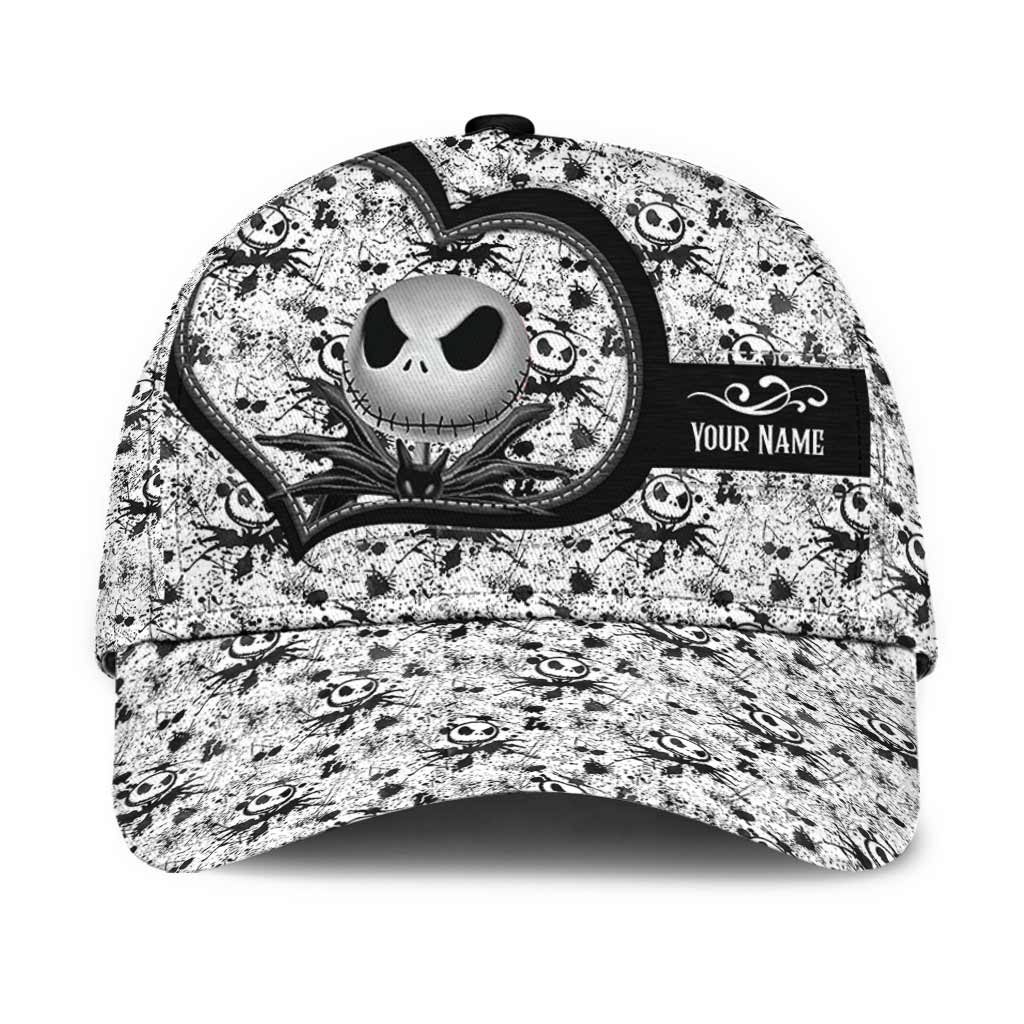 Personalized Nightmare Classic Cap Custom Name Gift for Halloween Classic Cap GradoCreations