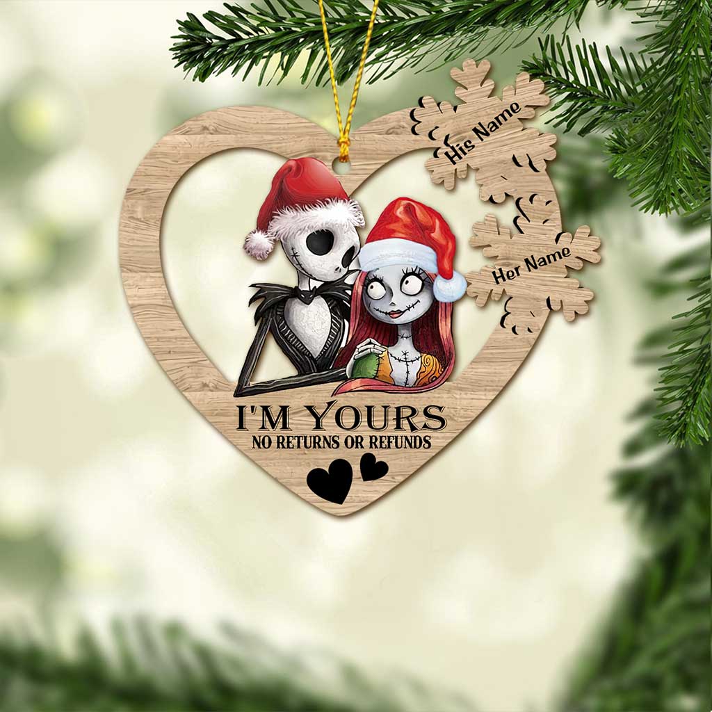 Personalized Christmas Ornament I'm Yours Custom Name Gift Ornament GradoCreations