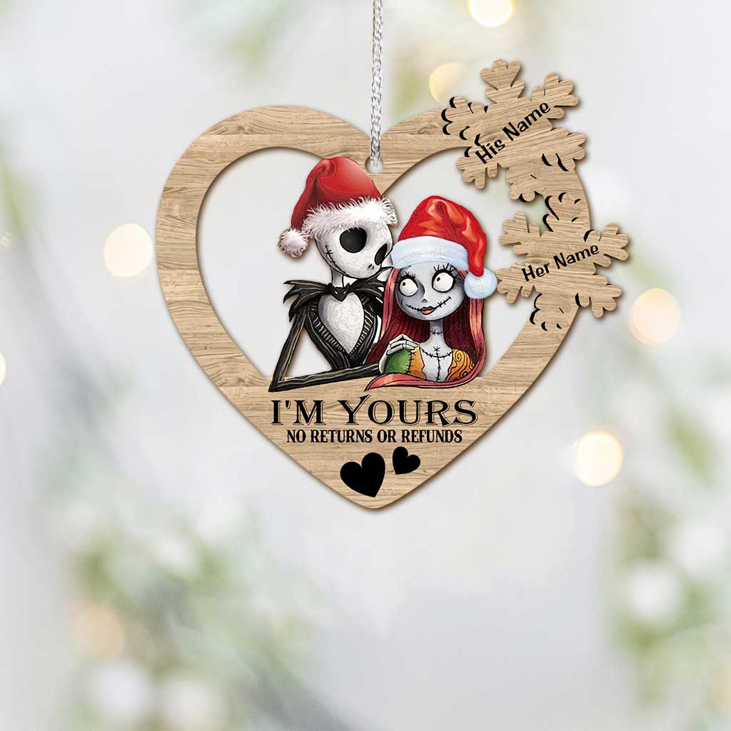 Personalized Christmas Ornament I'm Yours Custom Name Gift Ornament GradoCreations
