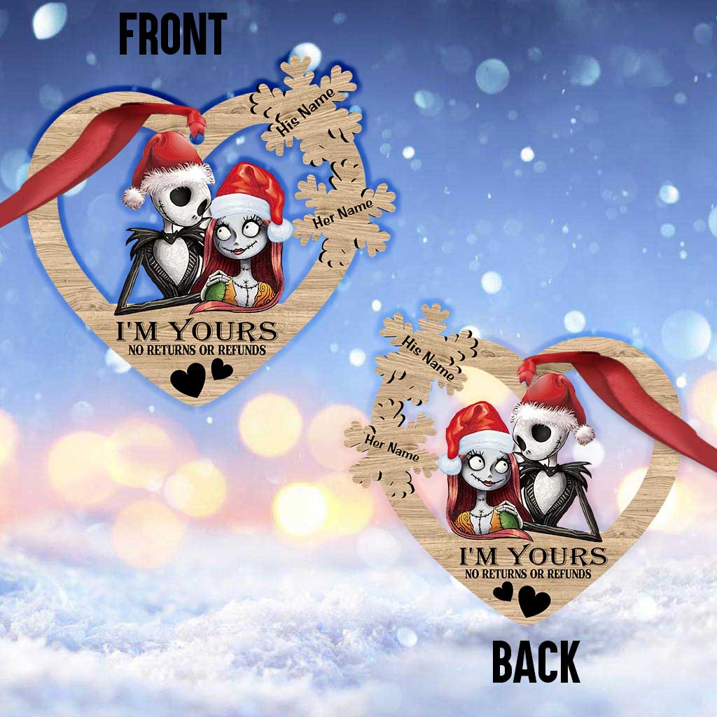 Personalized Christmas Ornament I'm Yours Custom Name Gift Ornament GradoCreations