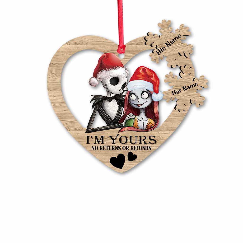 Personalized Christmas Ornament I'm Yours Custom Name Gift Ornament GradoCreations