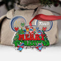 Personalized Acrylic Christmas Ohana Ornament Gift for Family One-sided Ornament GradoCreations