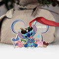 Personalized Christmas Ornament Transparent Acrylic Gift for Family One-sided Ornament GradoCreations