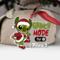 Personalized Transparent Acrylic Christmas Ornament Gift One-sided Ornament GradoCreations