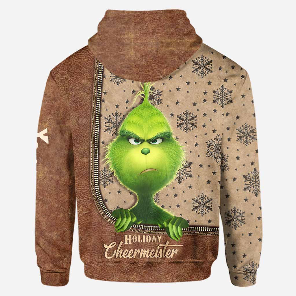 Personalized Grinch Hoodie & Leggings Set for Christmas Gift Hoodie & Leggings GradoCreations