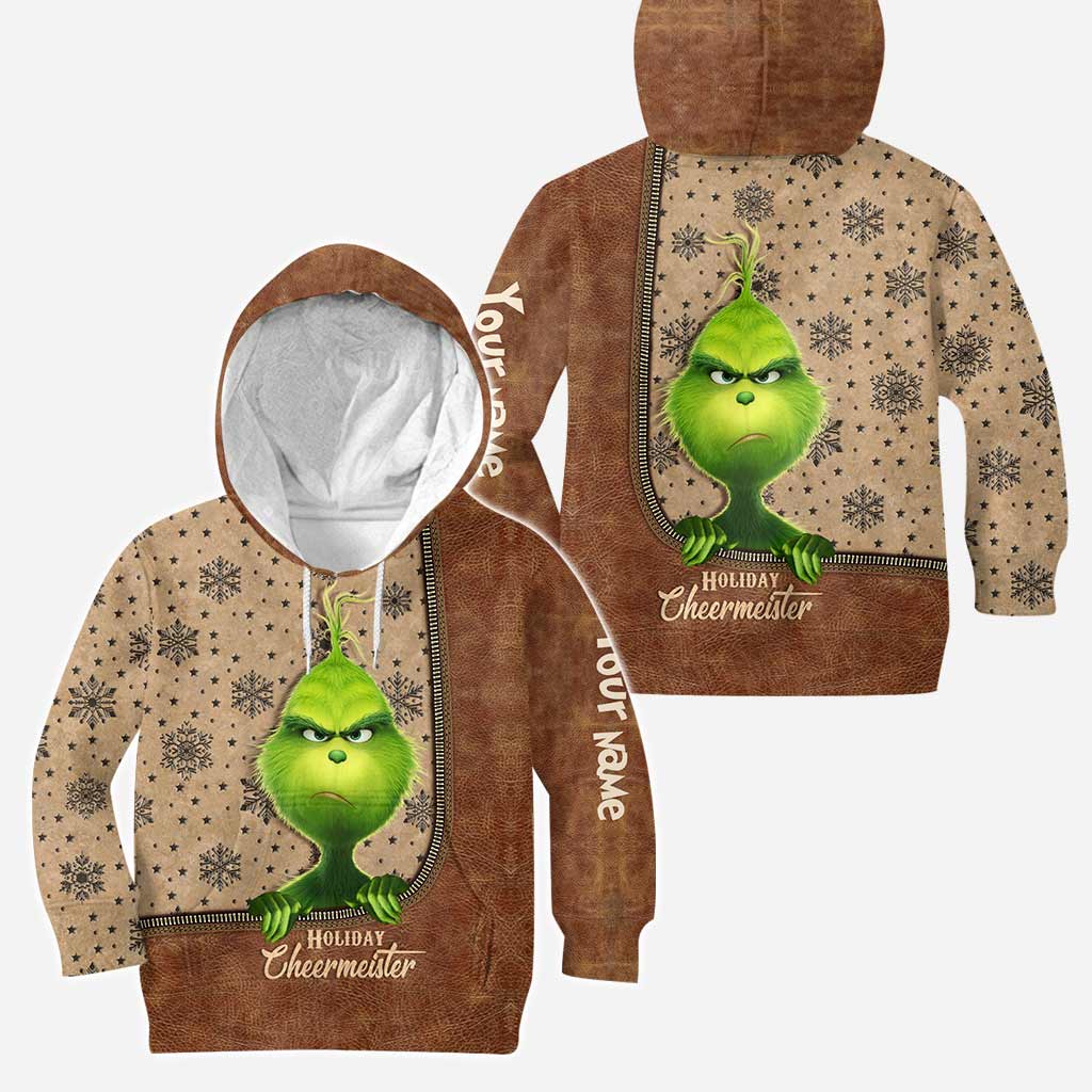 Personalized Grinch Hoodie & Leggings Set for Christmas Gift Hoodie & Leggings GradoCreations