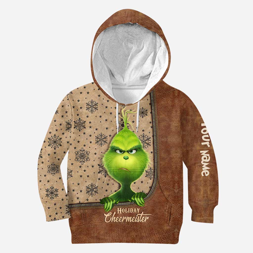 Personalized Grinch Hoodie & Leggings Set for Christmas Gift Hoodie & Leggings GradoCreations