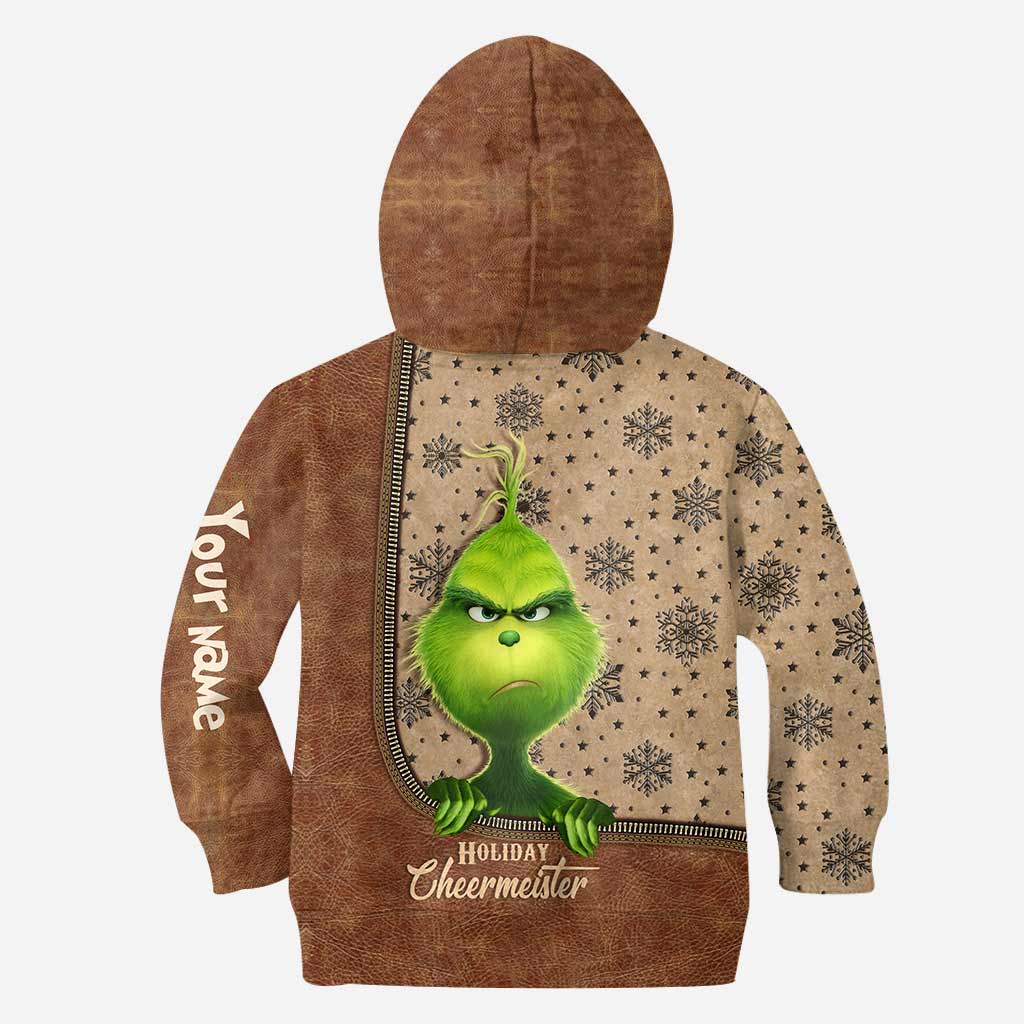 Personalized Grinch Hoodie & Leggings Set for Christmas Gift Hoodie & Leggings GradoCreations