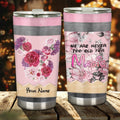 Personalized Floral Tumbler Custom Name Gift for Mom Tumbler GradoCreations
