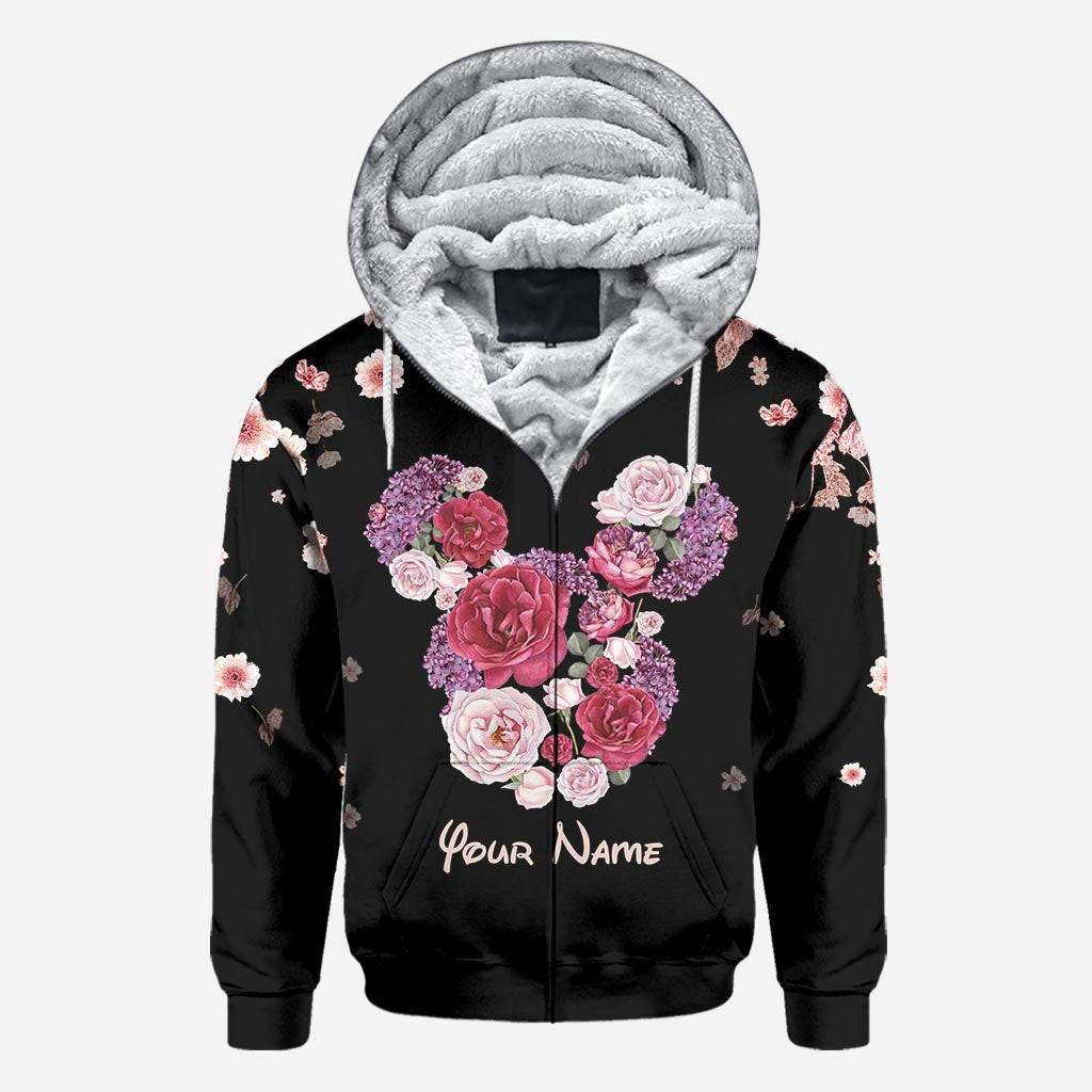 Personalized Floral Mouse All Over T-shirt & Hoodie Gift All Over Shirt GradoCreations
