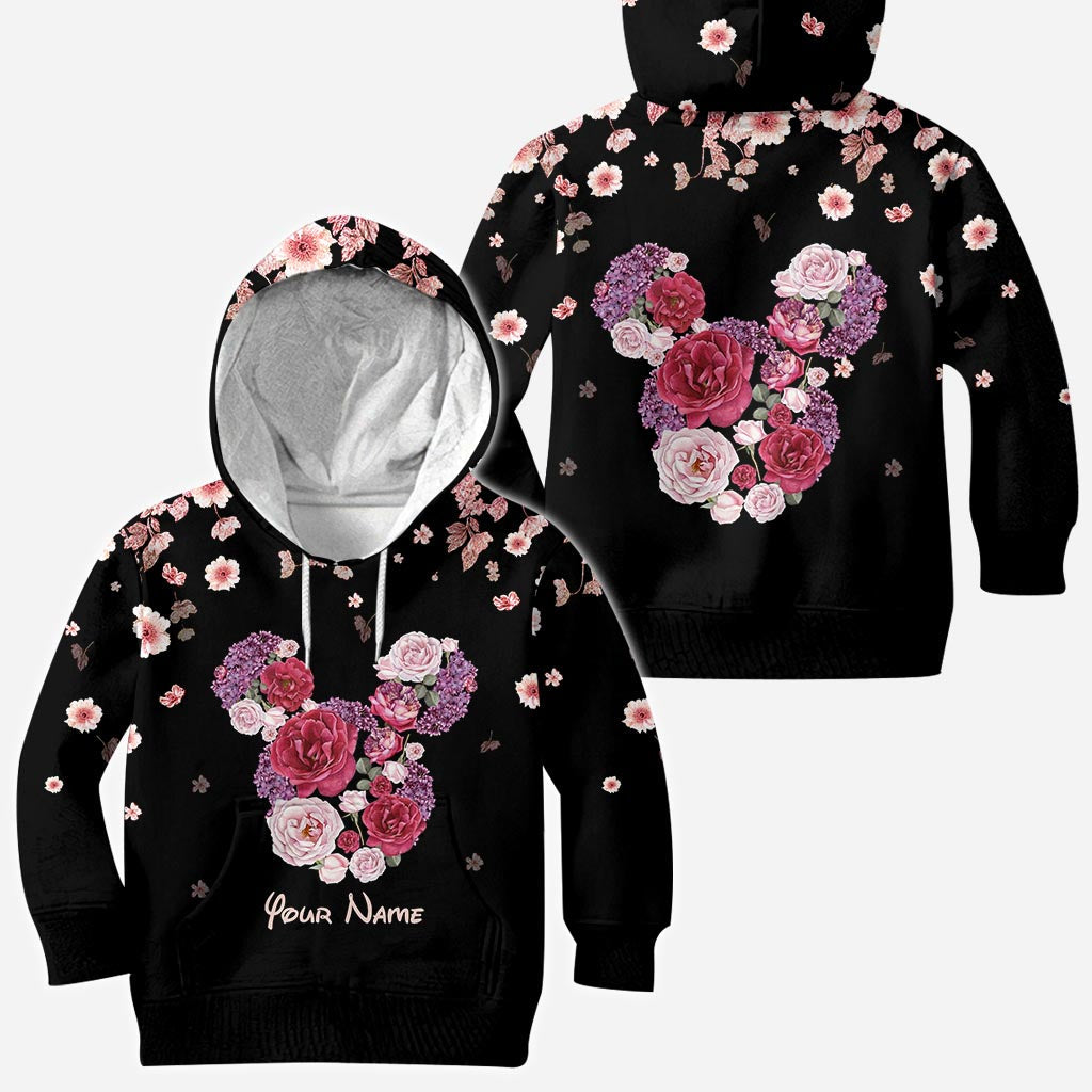 Personalized Floral Mouse All Over T-shirt & Hoodie Gift All Over Shirt GradoCreations