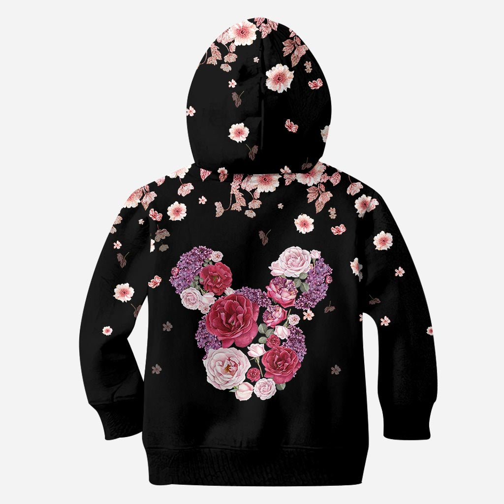 Personalized Floral Mouse All Over T-shirt & Hoodie Gift All Over Shirt GradoCreations