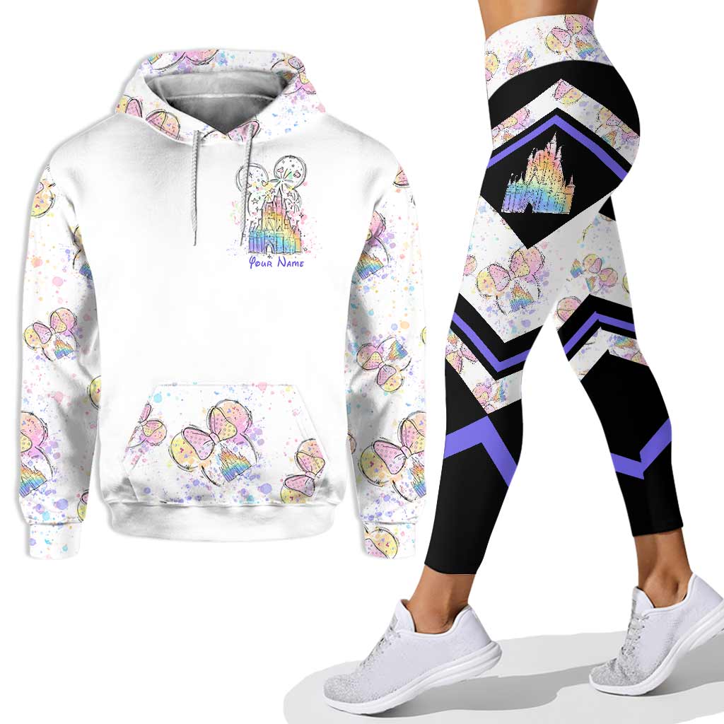 Personalized Mouse Hoodie and Leggings Set Custom Name Gift Hoodie & Leggings GradoCreations