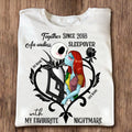 Personalized Nightmare T-shirt and Hoodie Gift for Couples T-shirt & Hoodie GradoCreations