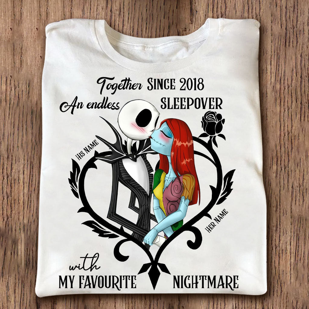 Personalized Nightmare T-shirt and Hoodie Gift for Couples T-shirt & Hoodie GradoCreations
