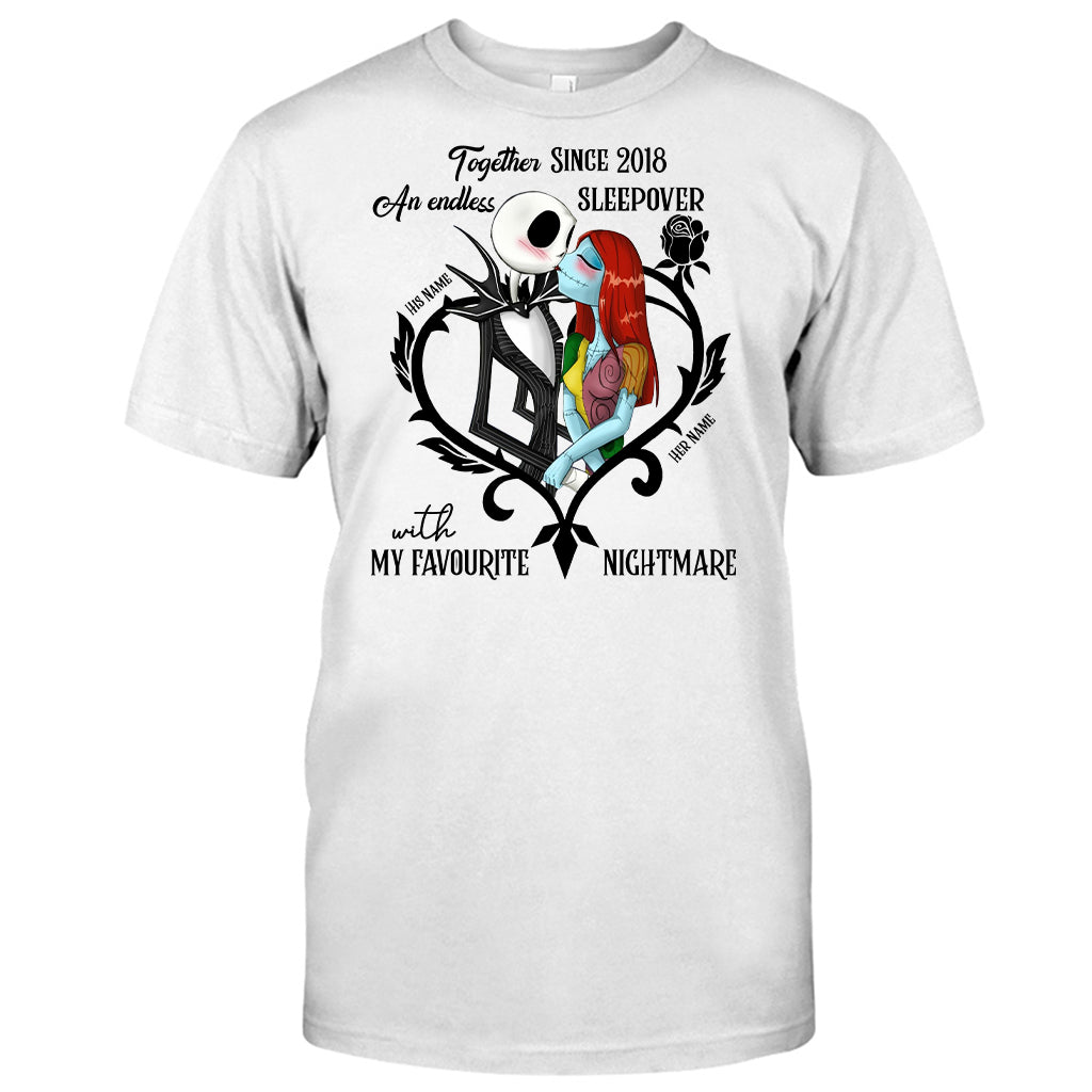 Personalized Nightmare T-shirt and Hoodie Gift for Couples T-shirt & Hoodie GradoCreations