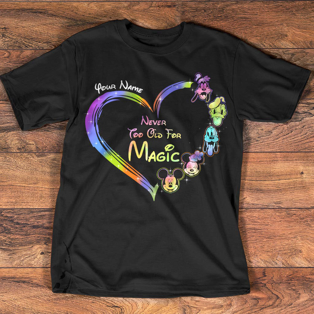 Personalized Never Too Old For Magic T-shirt & Hoodie Gift for All Ages T-shirt & Hoodie GradoCreations
