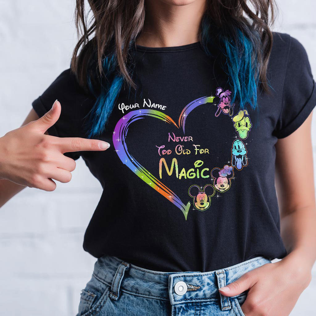 Personalized Never Too Old For Magic T-shirt & Hoodie Gift for All Ages T-shirt & Hoodie GradoCreations