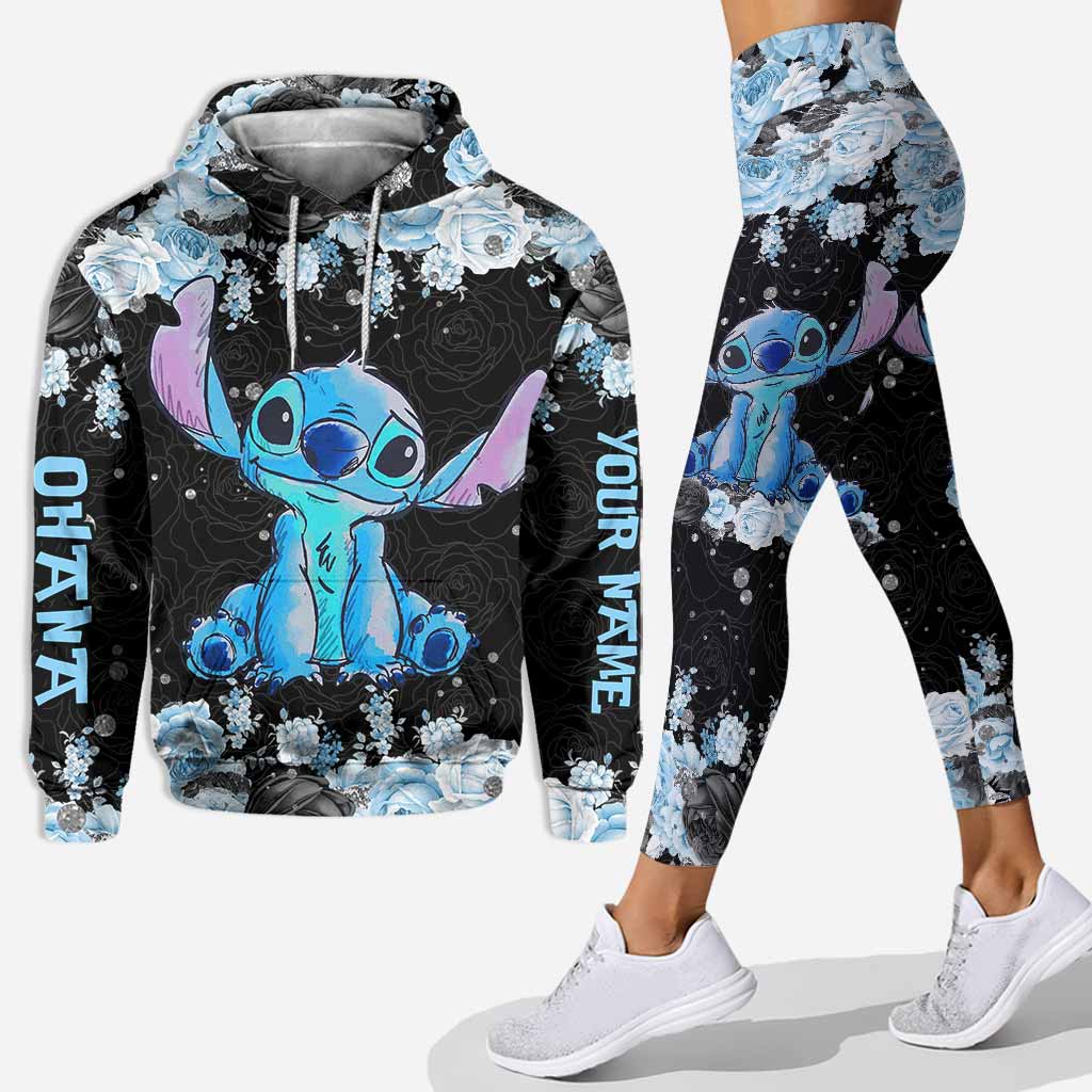 Personalized Ohana Hoodie and Leggings Set Custom Name Gift for Her Hoodie & Leggings GradoCreations