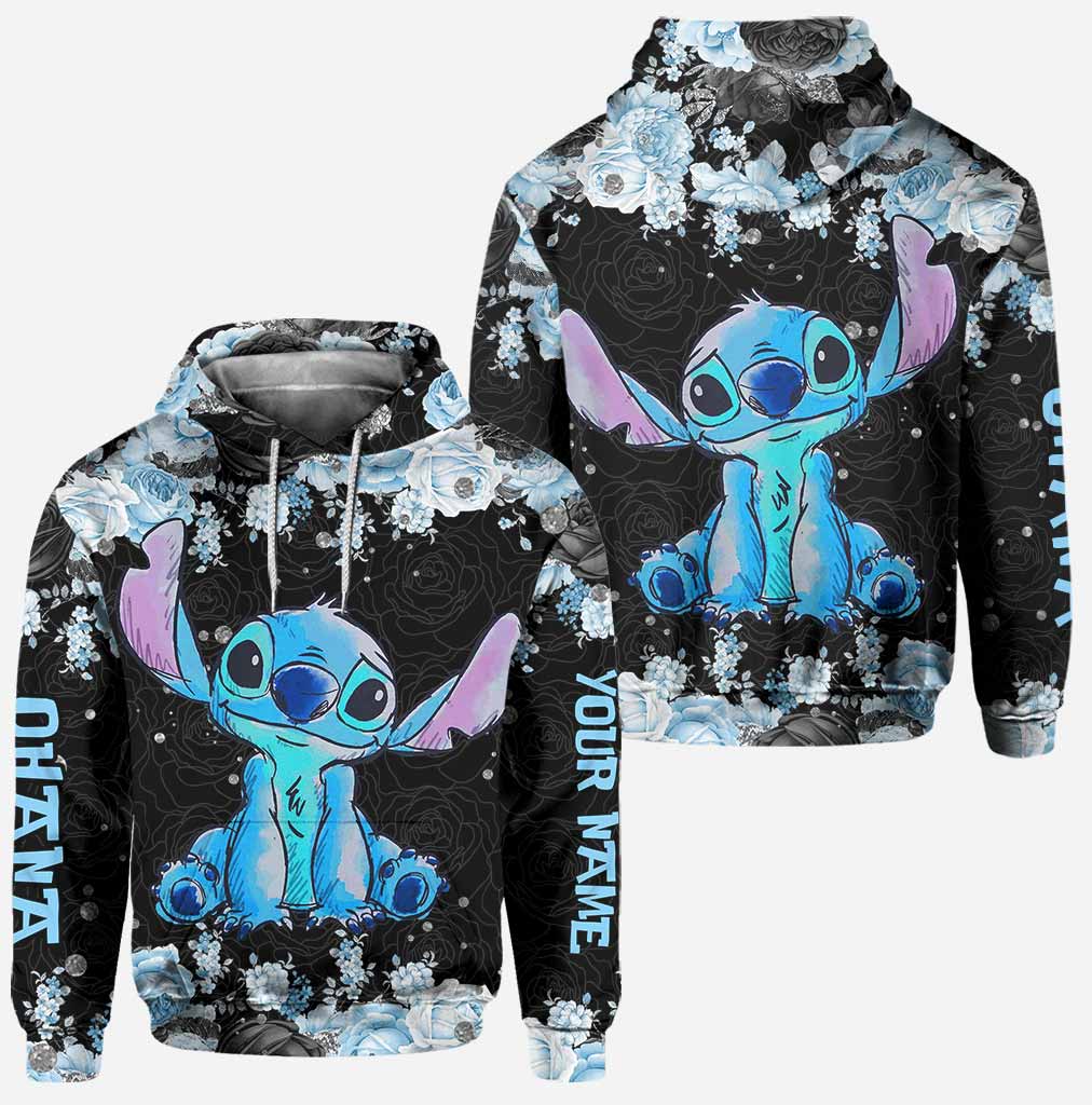 Personalized Ohana Hoodie and Leggings Set Custom Name Gift for Her Hoodie & Leggings GradoCreations