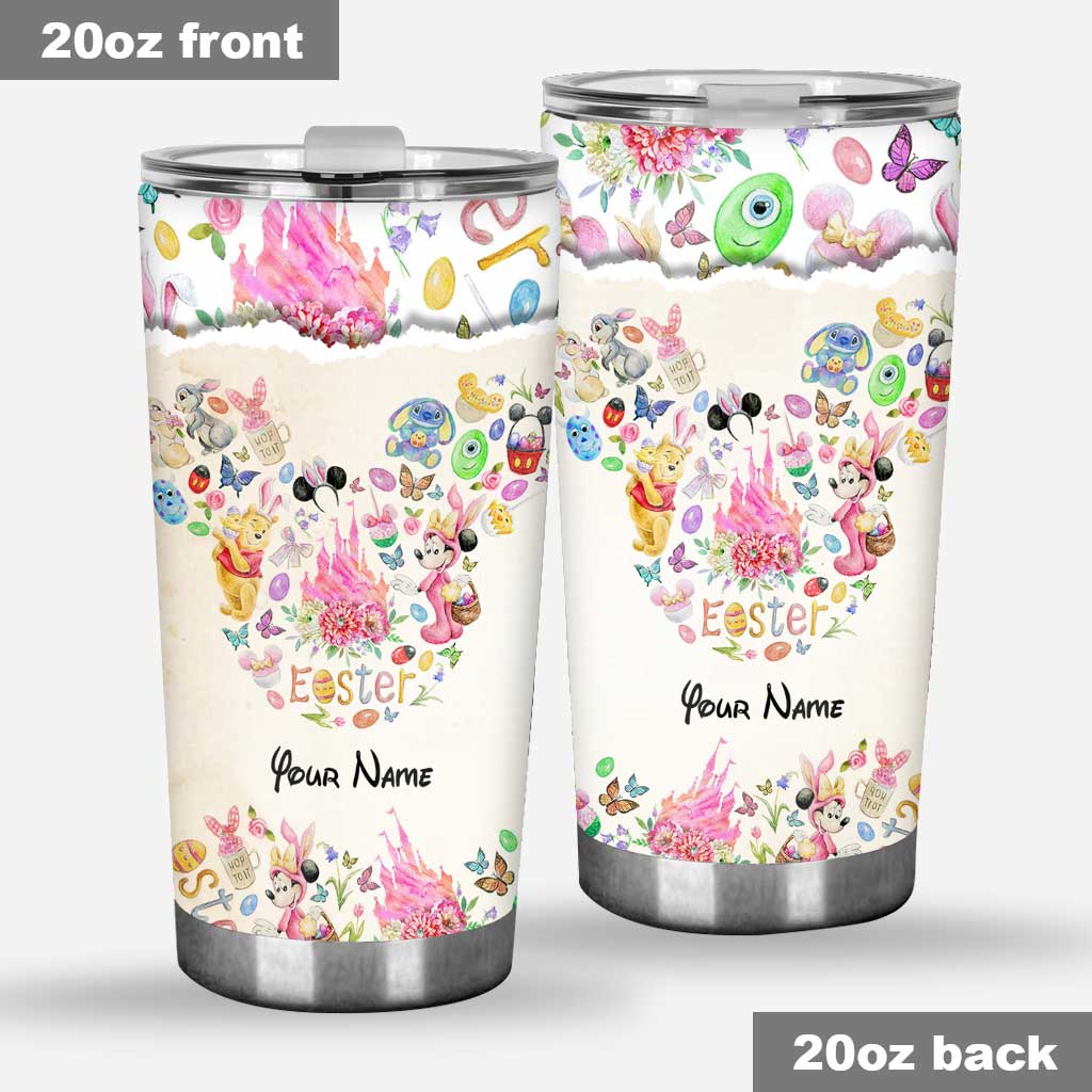 Personalized Happy Easter Tumbler Custom Name Gift Idea Tumbler GradoCreations