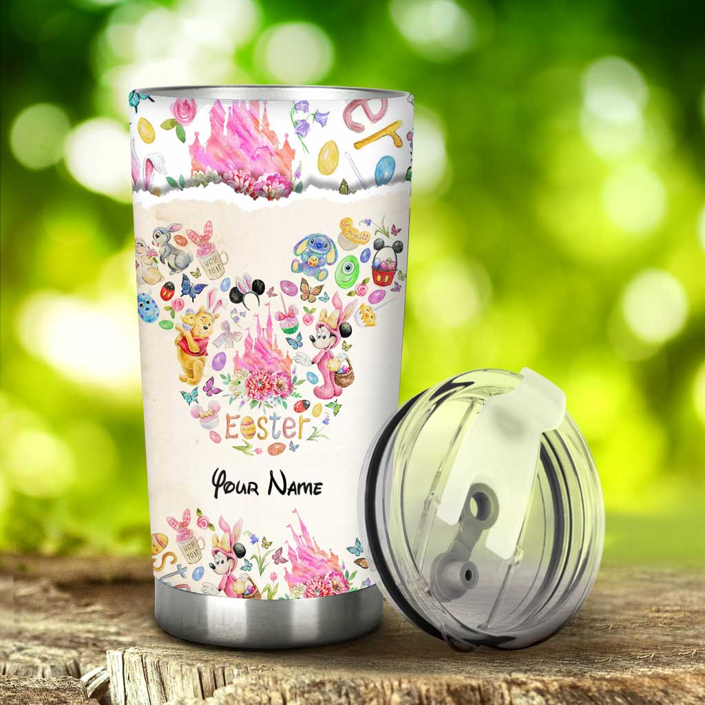 Personalized Happy Easter Tumbler Custom Name Gift Idea Tumbler GradoCreations