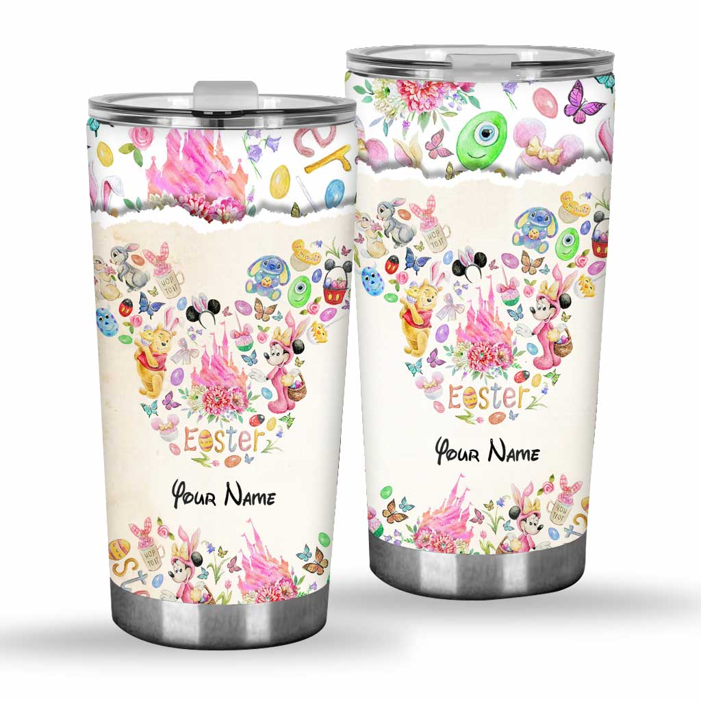 Personalized Happy Easter Tumbler Custom Name Gift Idea Tumbler GradoCreations