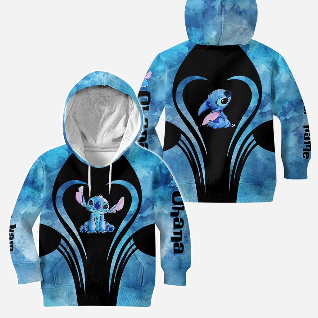 Personalized Hoodie and Leggings Set with Cute Stitch Design for Couple Gift Hoodie & Leggings GradoCreations