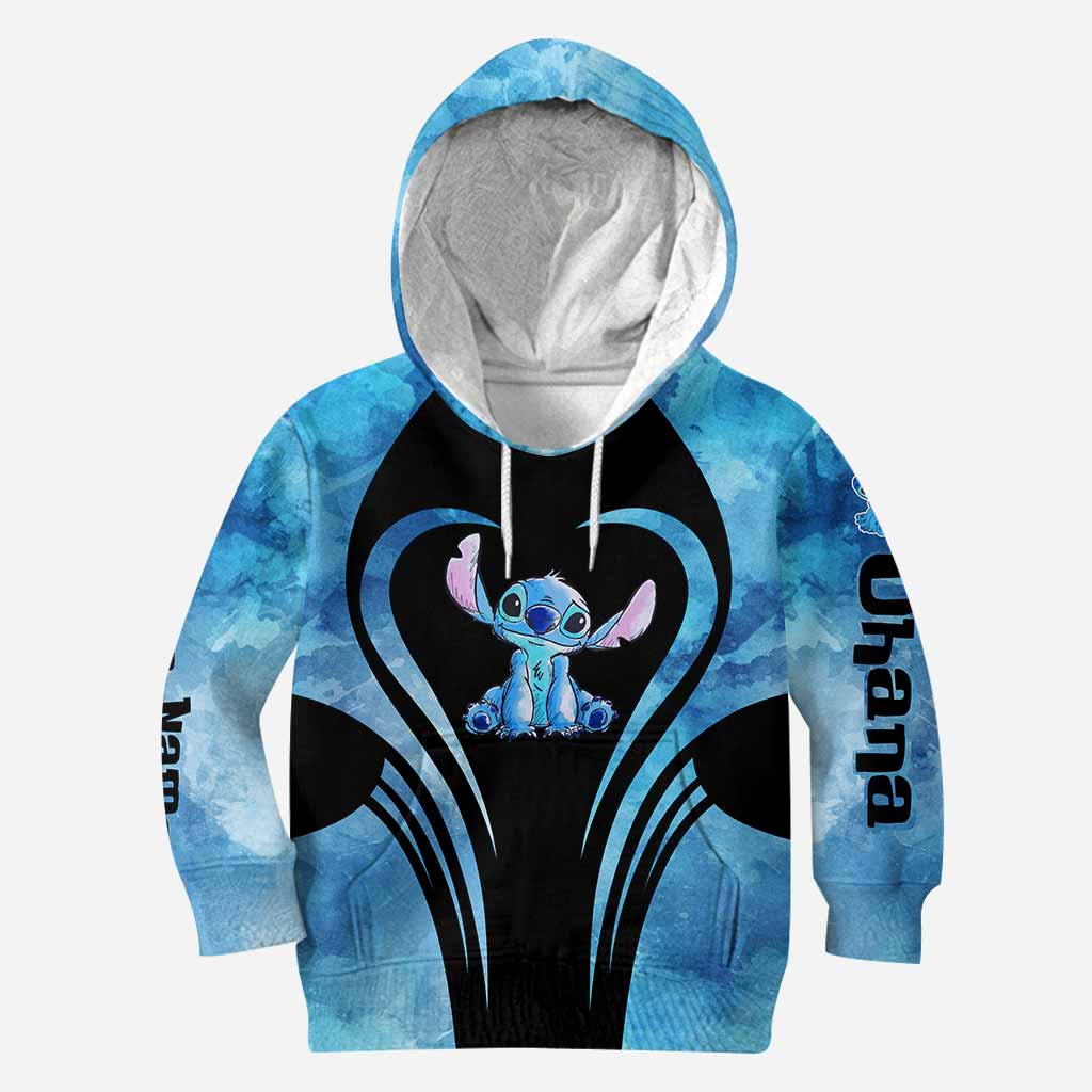 Personalized Hoodie and Leggings Set with Cute Stitch Design for Couple Gift Hoodie & Leggings GradoCreations