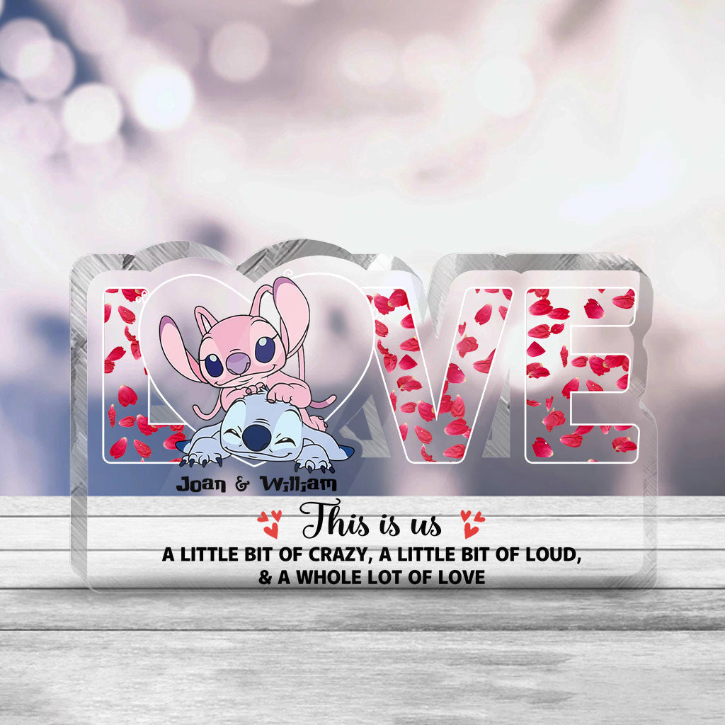 Personalized Custom Shaped Acrylic Plaque Love Gift for Couples Custom Shaped Acrylic Plaque GradoCreations
