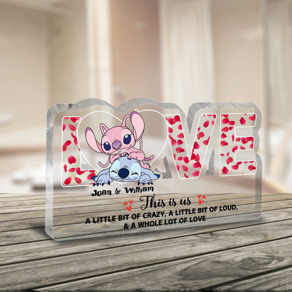 Personalized Custom Shaped Acrylic Plaque Love Gift for Couples Custom Shaped Acrylic Plaque GradoCreations