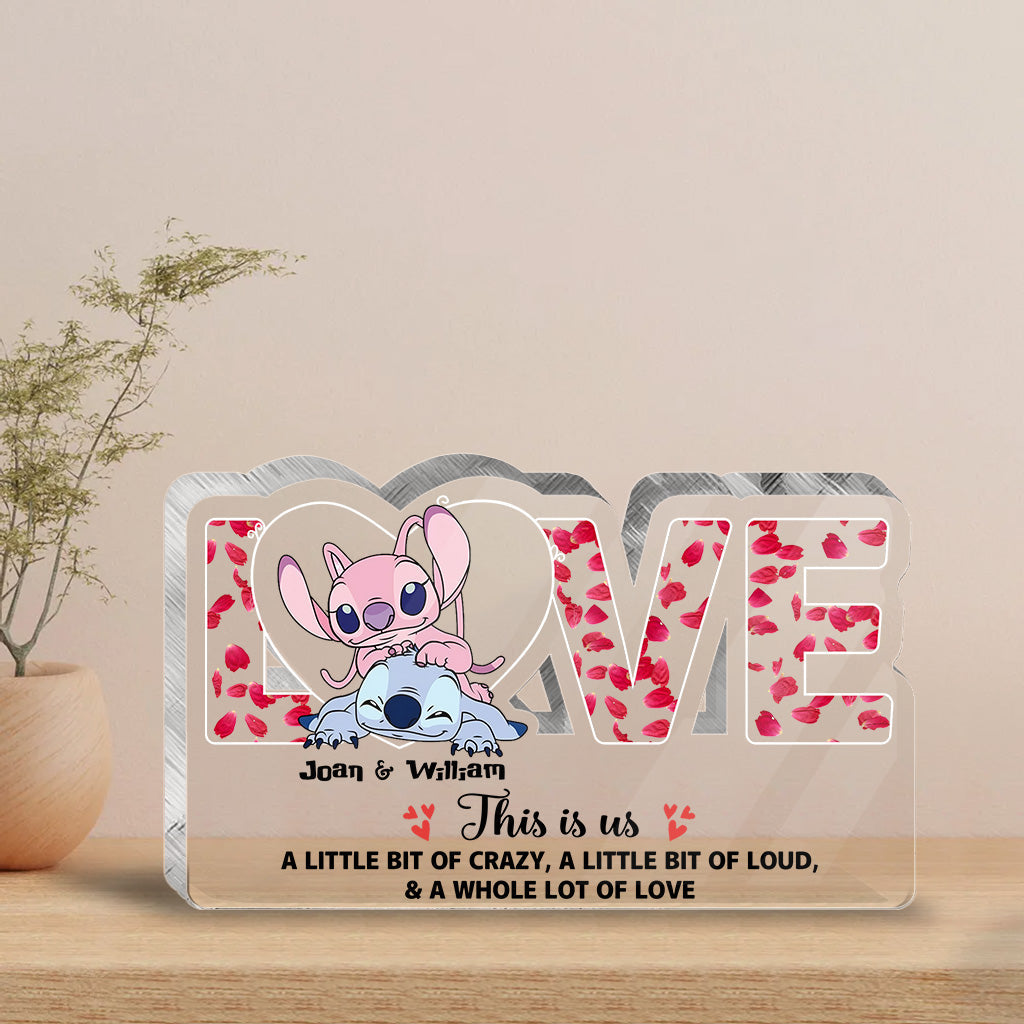 Personalized Custom Shaped Acrylic Plaque Love Gift for Couples Custom Shaped Acrylic Plaque GradoCreations