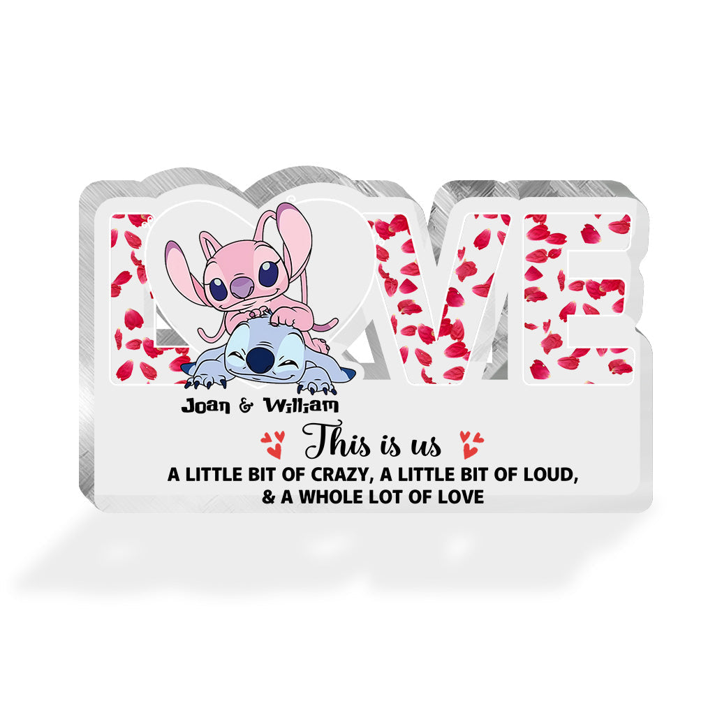 Personalized Custom Shaped Acrylic Plaque Love Gift for Couples Custom Shaped Acrylic Plaque GradoCreations