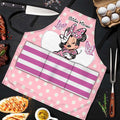 Personalized Minnie Mouse Apron Custom Name Gift for Kids Apron GradoCreations