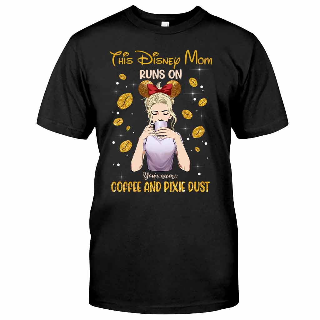 Personalized Coffee Pixie Dust T-Shirt & Hoodie Gift for Mom T-shirt & Hoodie GradoCreations