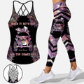Personalized Car Cross Tank Top & Leggings Custom Name Gift Cross Tank Top & Leggings GradoCreations