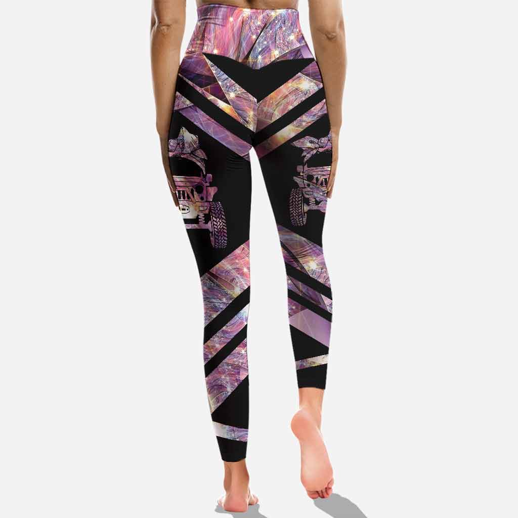 Personalized Car Cross Tank Top & Leggings Custom Name Gift Cross Tank Top & Leggings GradoCreations