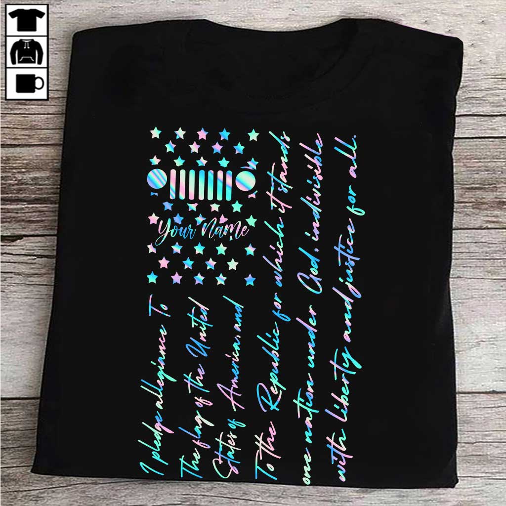 Personalized Independence Day T-shirt & Hoodie with Custom Name T-shirt & Hoodie GradoCreations